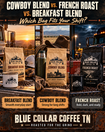 Cowboy Blend vs. French Roast vs. Breakfast Blend