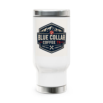 Blue Collar Coffee TN 14oz Travel Mug with Handle