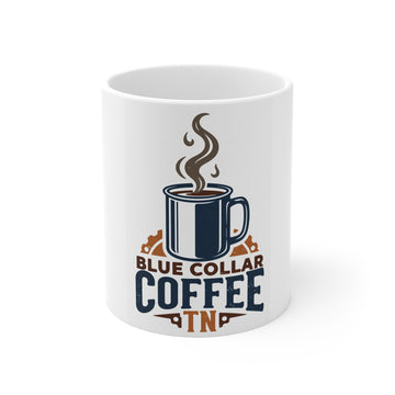 Blue Collar Coffee TN Mug — Rustic Worker's Coffee Cup (11 oz)