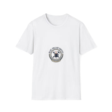 Blue Collar Coffee Logo T-Shirt — Workwear Coffee Lover Tee