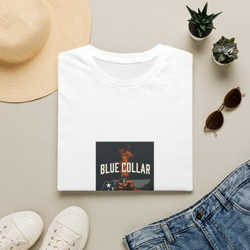 Blue Collar Coffee T-Shirt — Vintage Worker's Coffee Graphic Tee