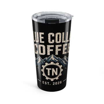 Blue Collar Coffee 20oz Tumbler – TN Est. 2026 Travel Mug