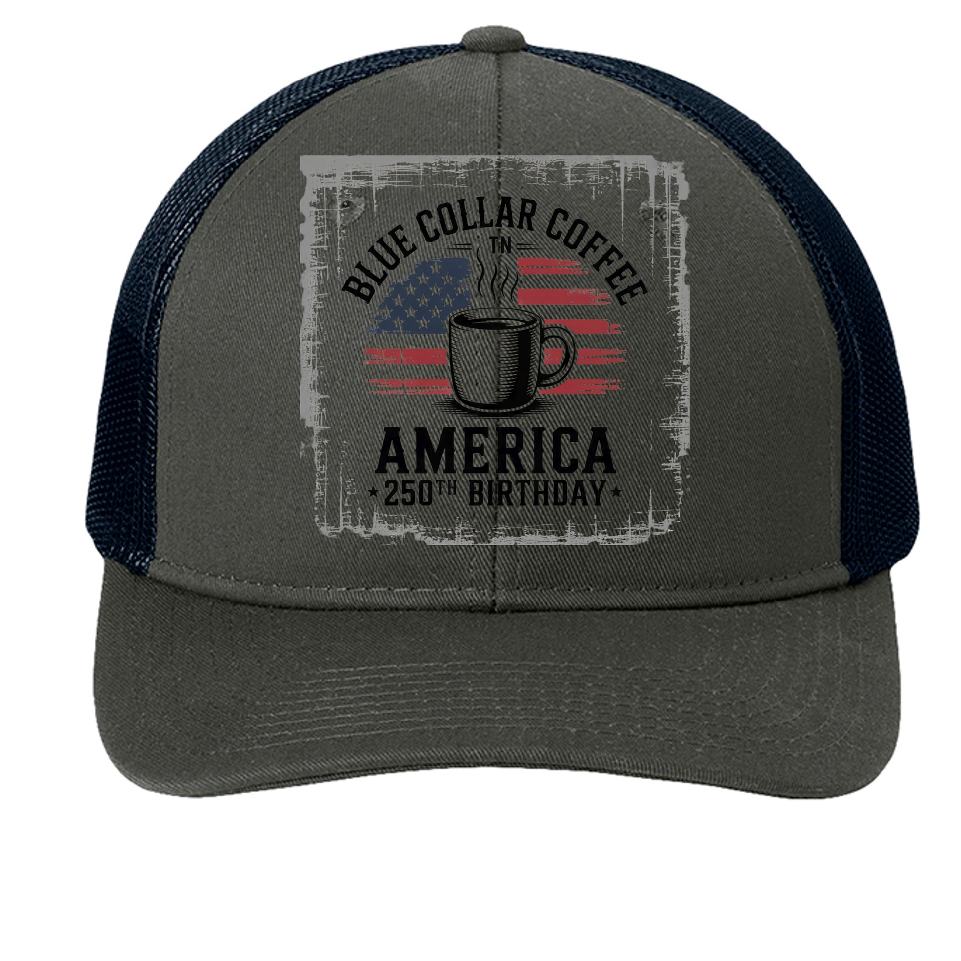 Grey Steel/ True Navy - C402 - FRONT