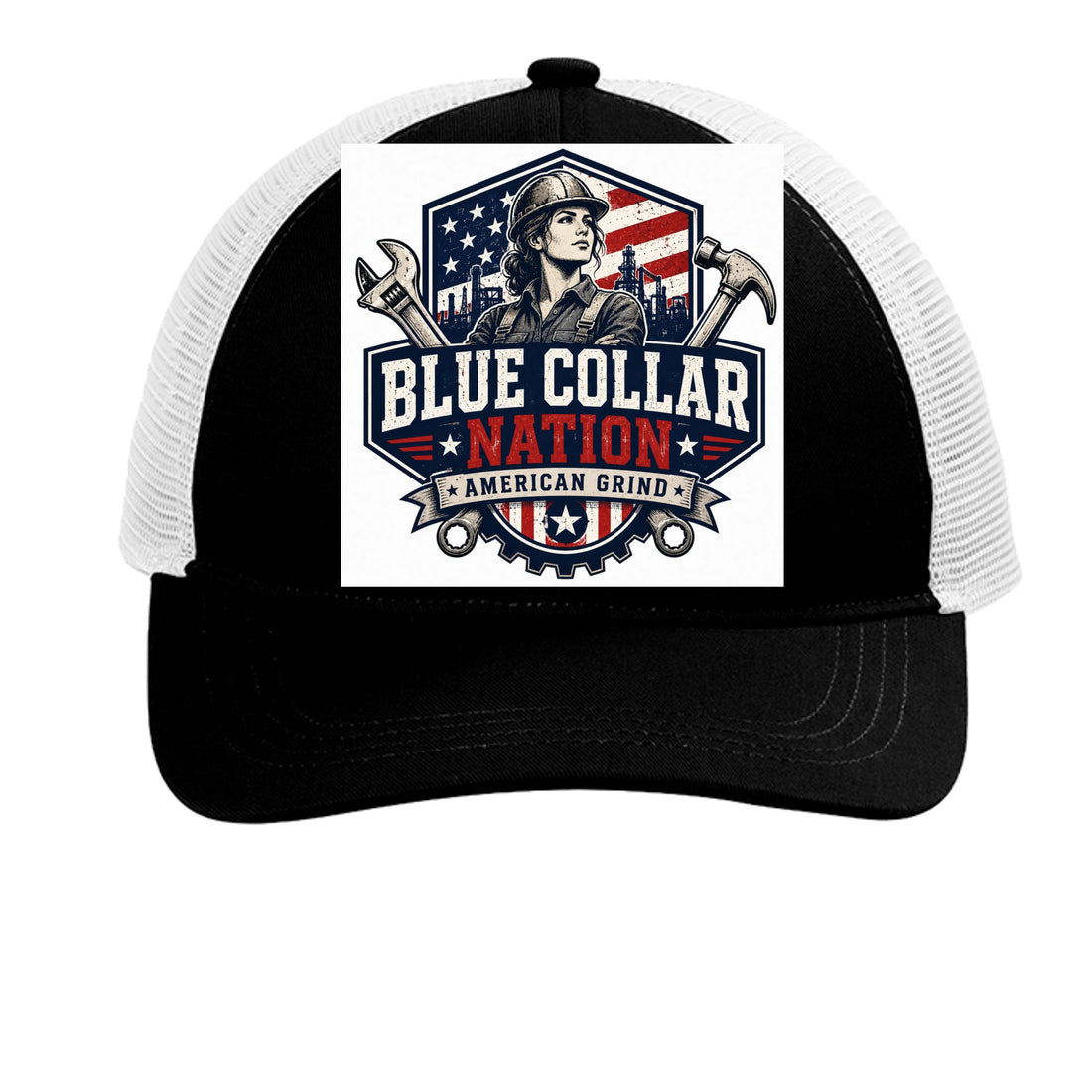 Black/ White - C409 - FRONT